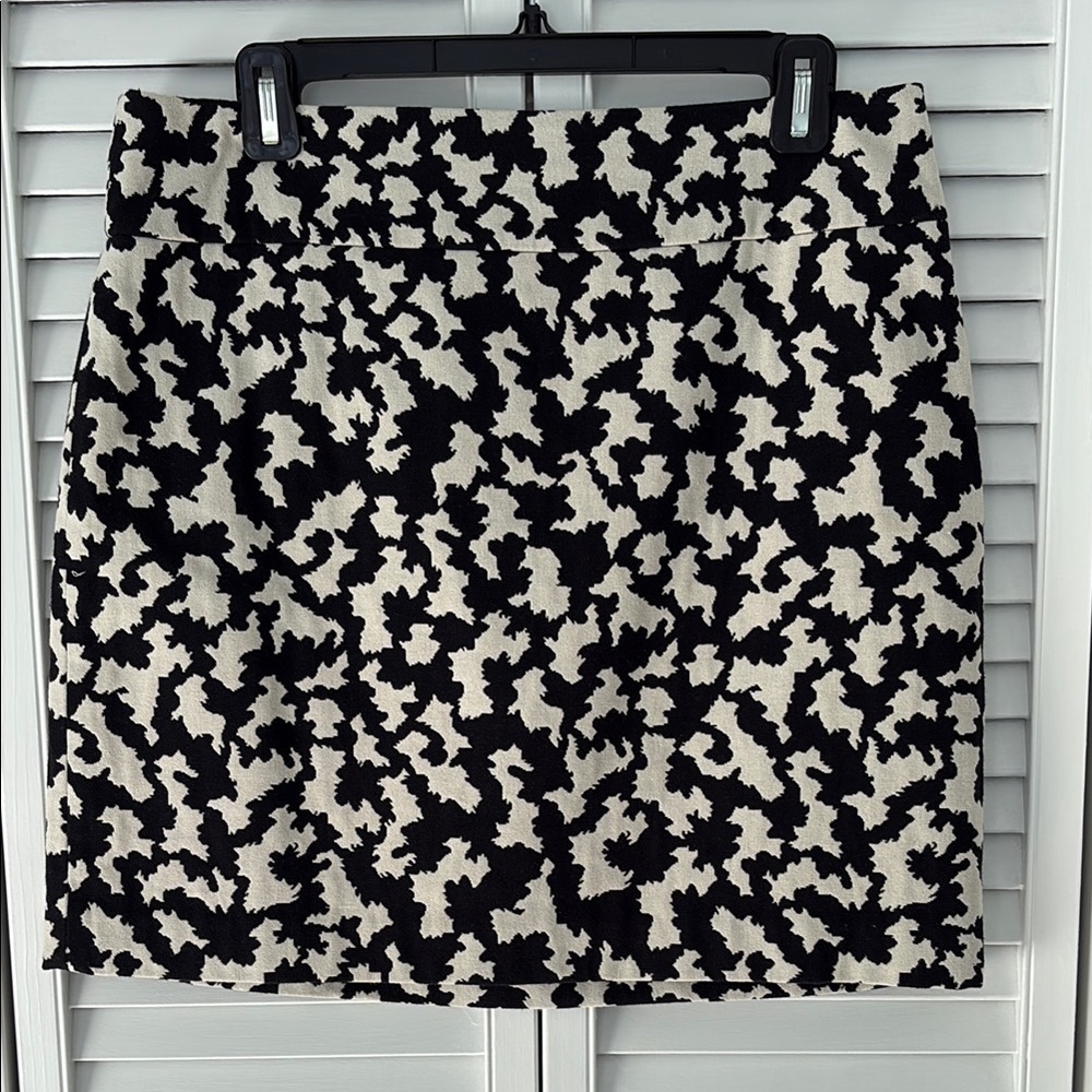 Stylish Black and White Skirt